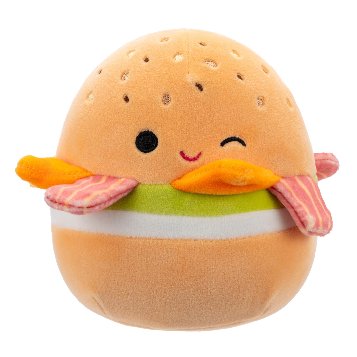 Squishmallows Original 5-Inch Geronimo Breakfast Bagel Plush – Official Jazwares