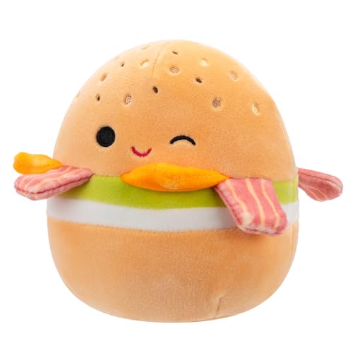 Squishmallows Original 5-Inch Geronimo Breakfast Bagel Plush – Official Jazwares