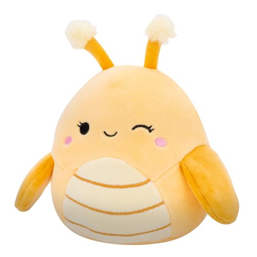 Squishmallows Original 5-Inch Greer Yellow Grasshopper | Official Jazwares Plush