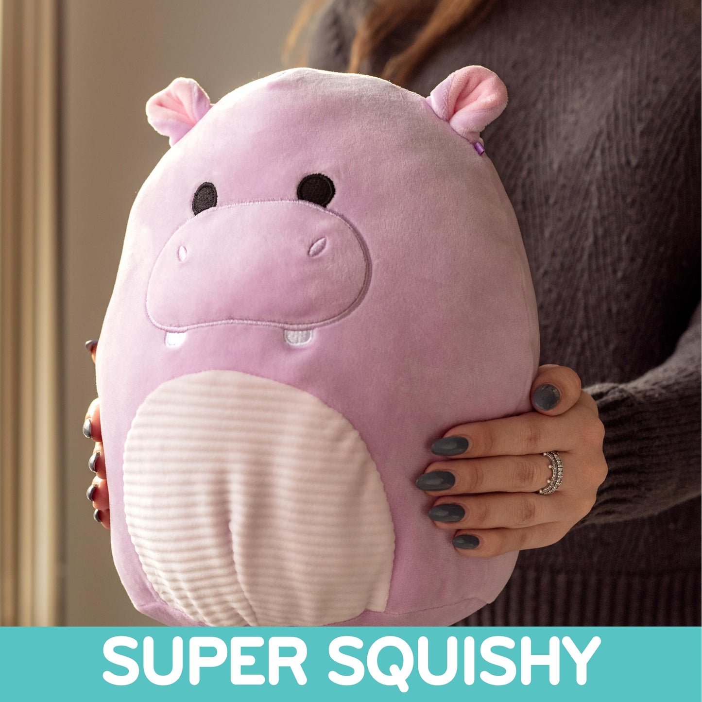 Squishmallows Hanna 10-Inch Hippo – Official Jazwares Plush (2026 Limited Edition)