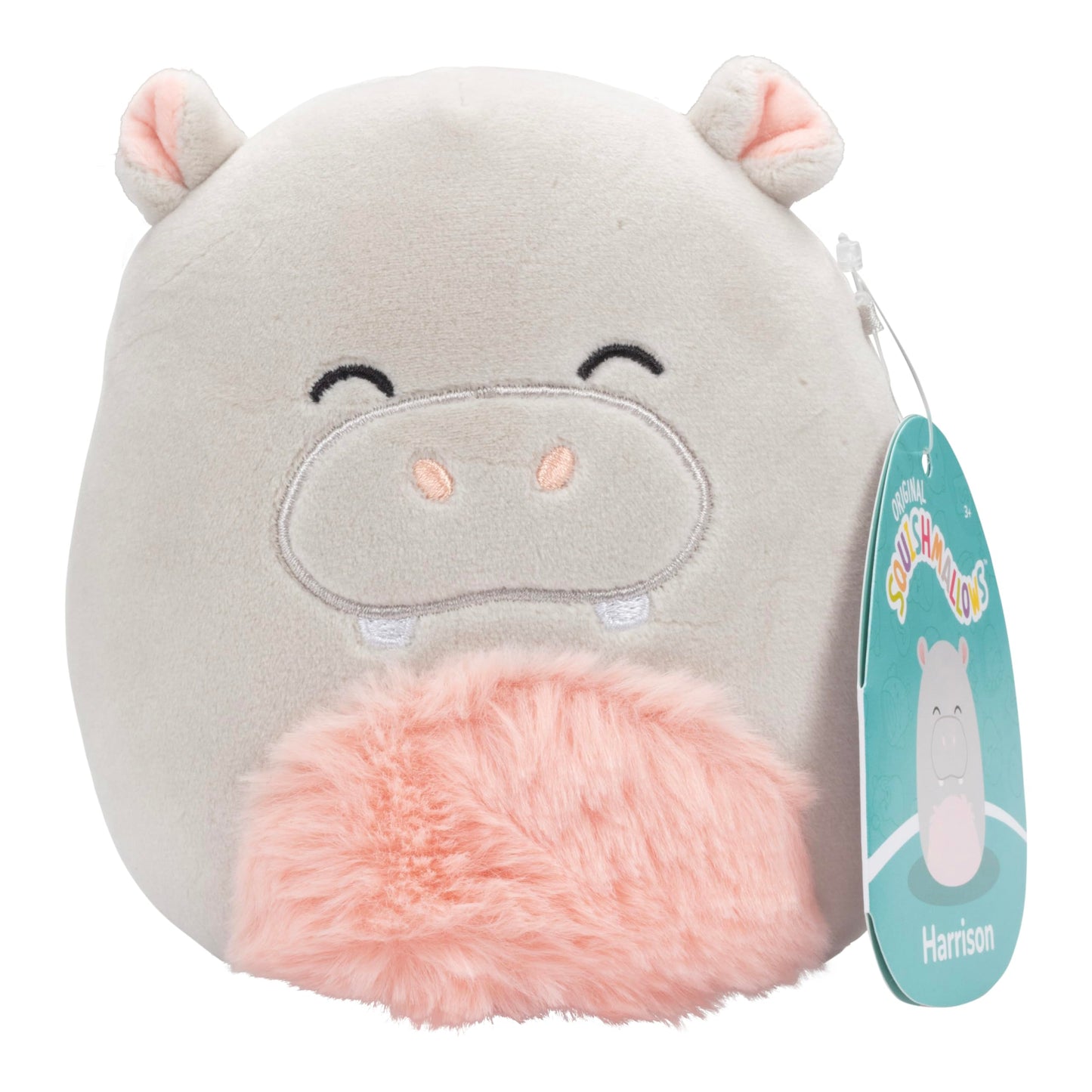 Squishmallows Harrison the Hippo - 5-Inch Official Mini Plush | Collectible Squishmallows Toy