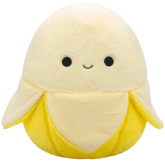 Squishmallows FuzzAMallow Official 16-Inch Junie Yellow Banana Plush Toy