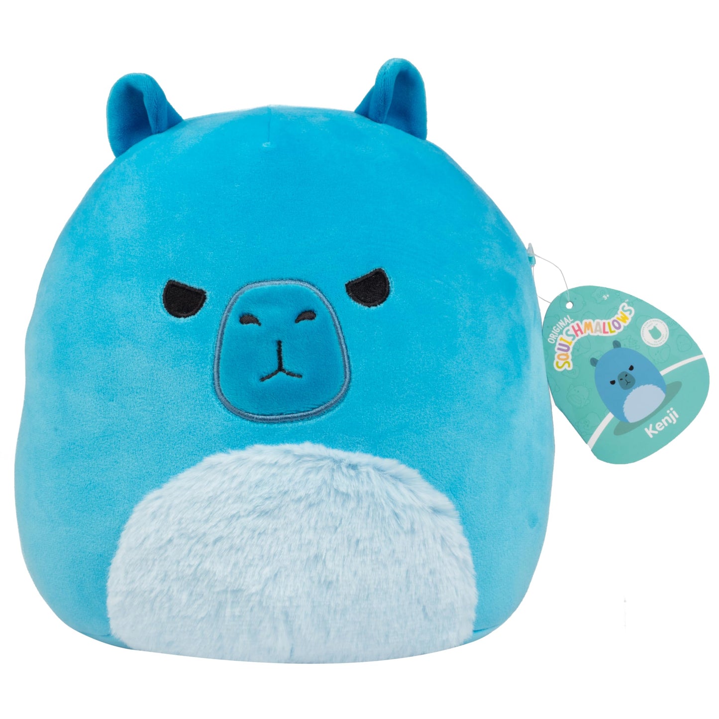 Squishmallows Kenji the Blue Capybara – 10-Inch Plush | Official Jazwares