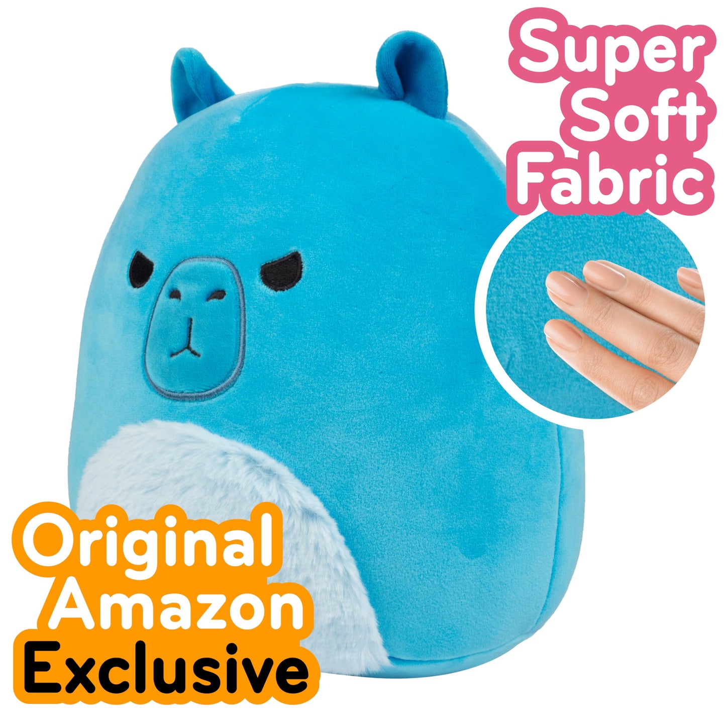 Squishmallows Kenji the Blue Capybara – 10-Inch Plush | Official Jazwares