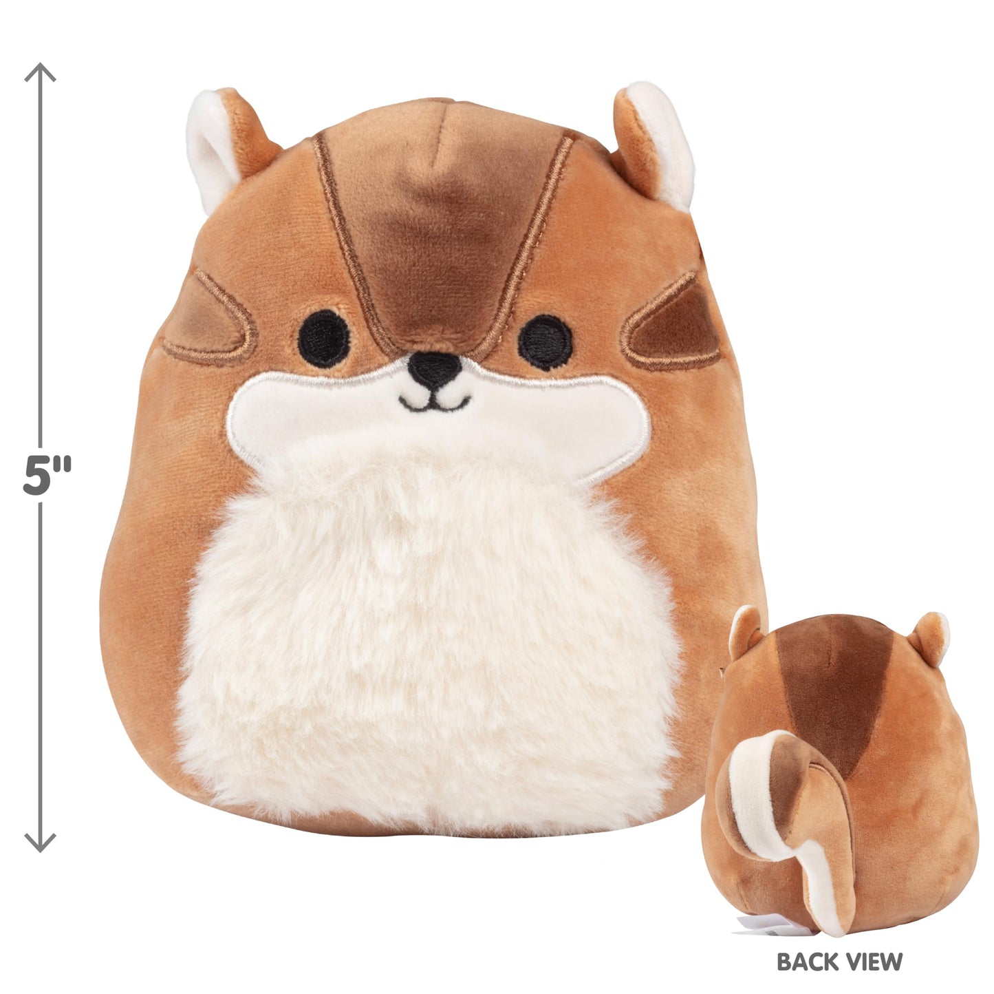 Squishmallows Melzie the Brown Chipmunk – 5in Official Plush (Little) | Jazwares