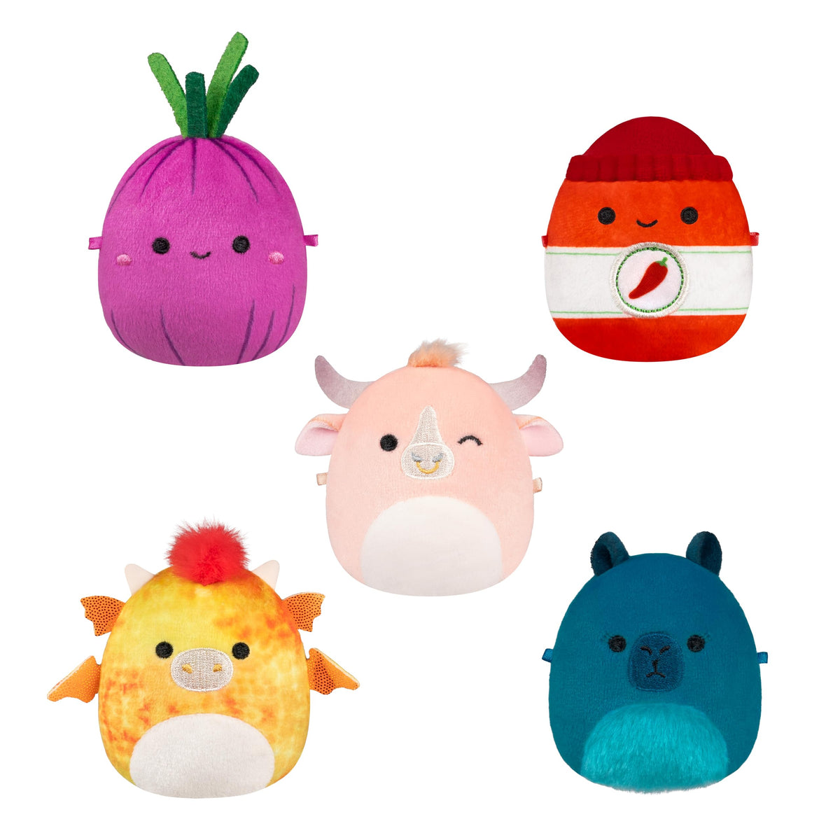 Squishmallows Original Micromallows 5-Pack Plush – Tiny Collectibles