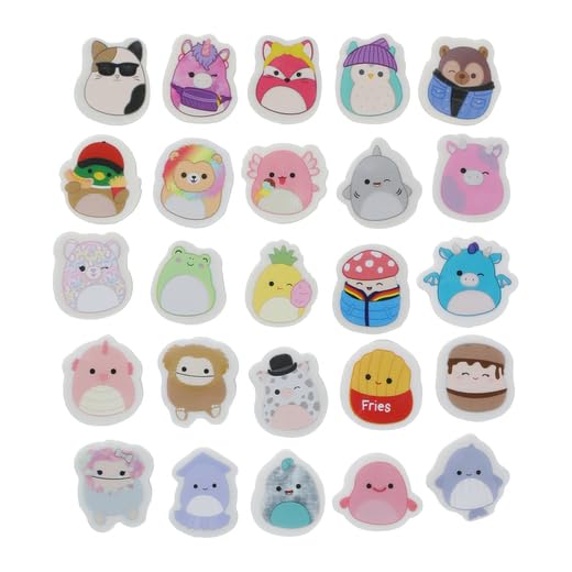 Squishmallows Mini Eraser Set – Cute Character Erasers for School & Desk