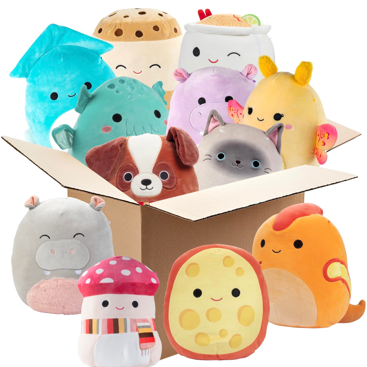 Squishmallows Mystery 10-Inch 3-Squish Value Pack | Official Plush Toys