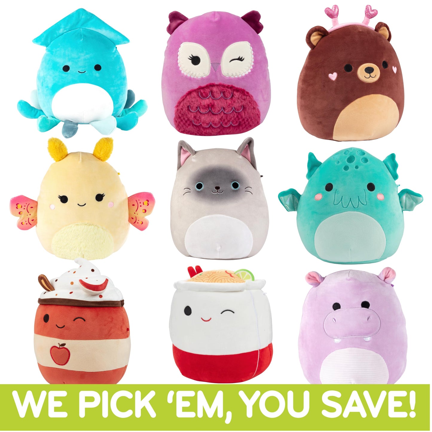 Squishmallows Mystery 10-Inch 2-Squish Value Pack | Official Jazwares Plush – Two 10-Inch Soft Toys