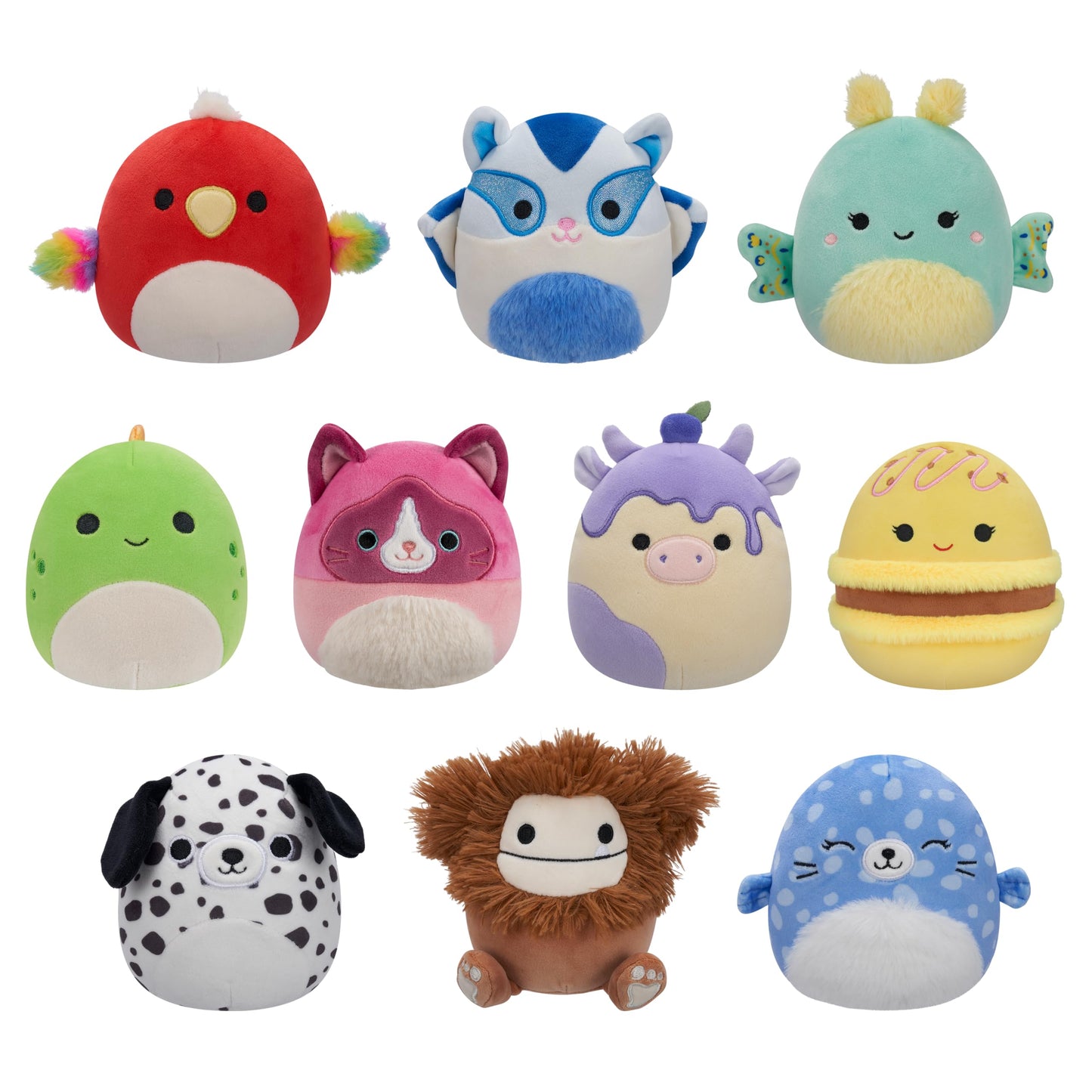 Squishmallows Original 10-Pack – Official Jazwares Plush (Amazon Exclusive)