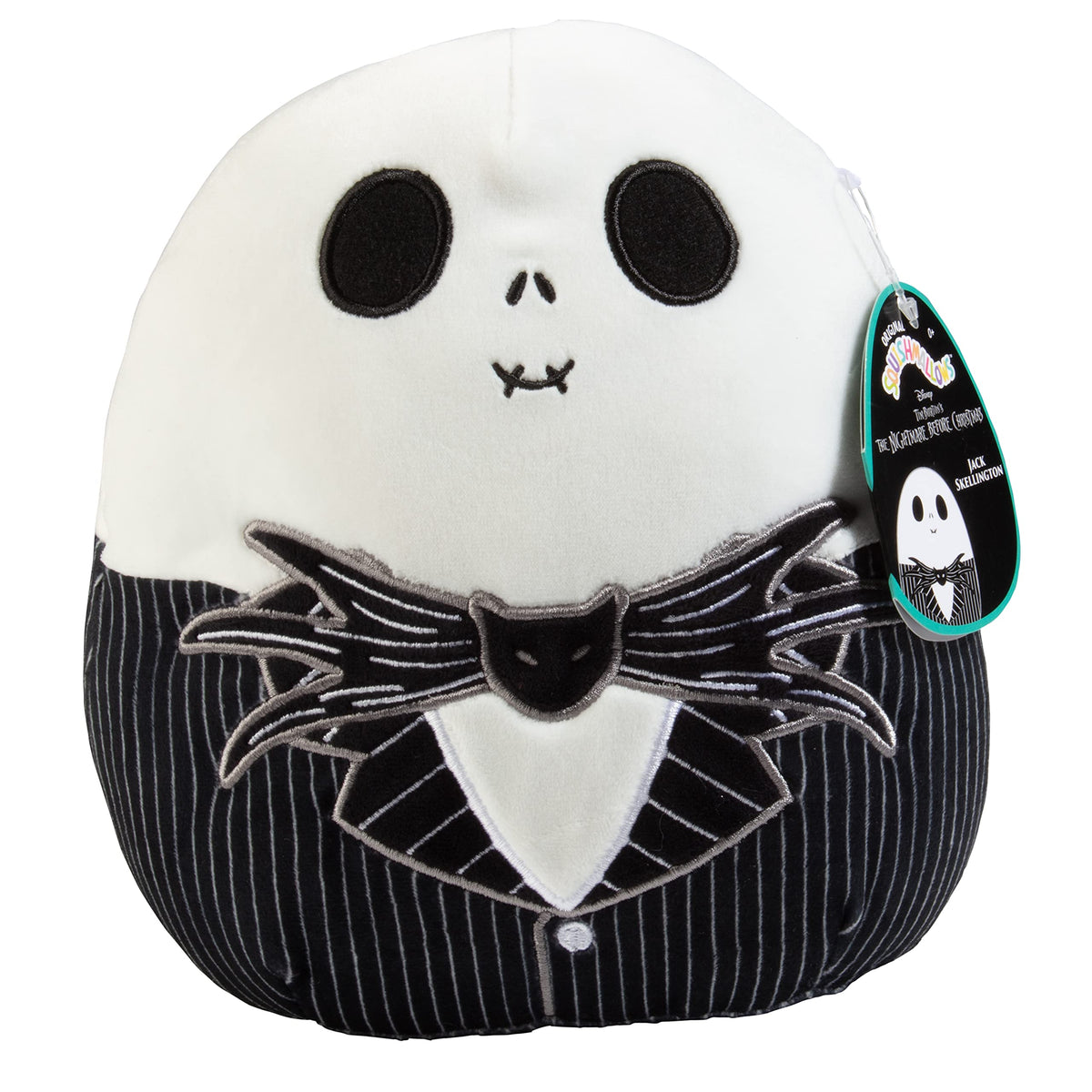 Squishmallows Original 8-Inch Jack Skellington Plush – Official Jazwares Nightmare Before Christmas