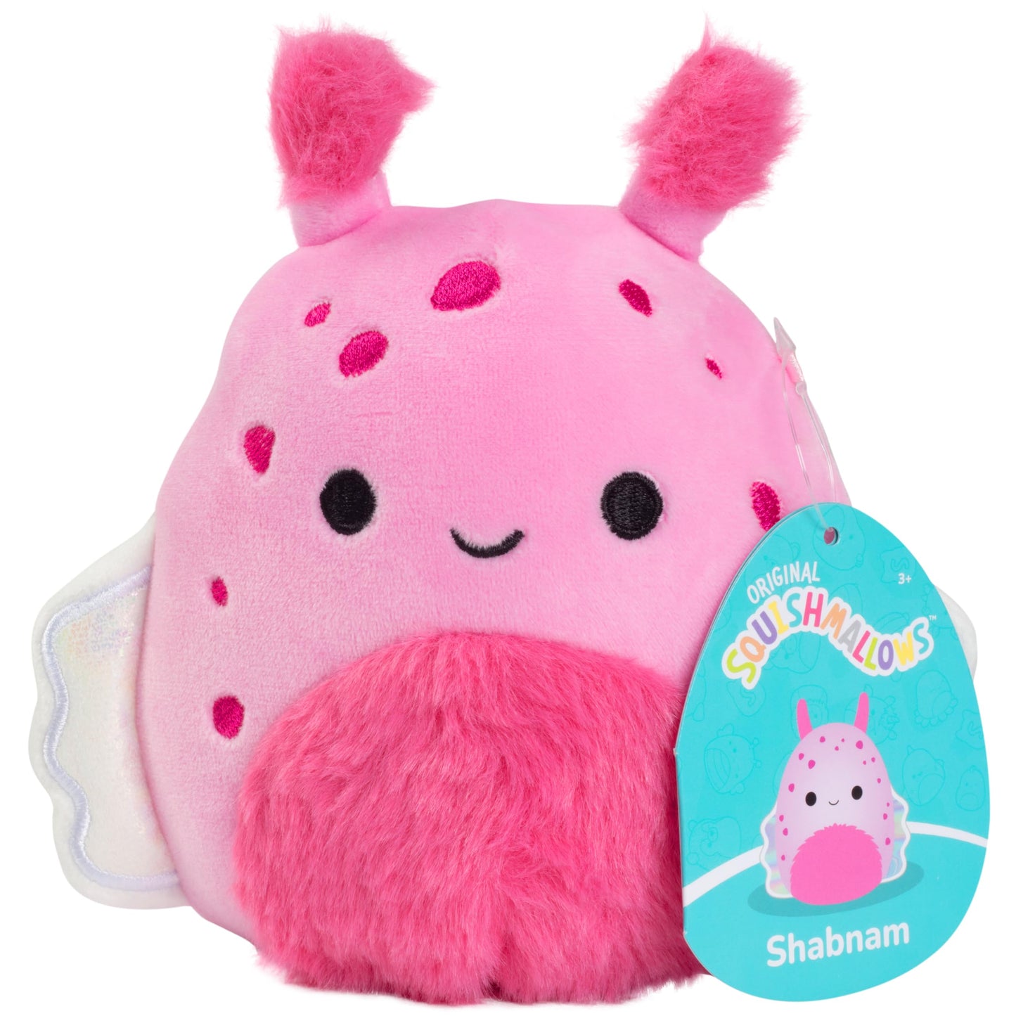 Squishmallows Original 5-Inch Shabnam the Pink Sea Slug – Official Jazwares Collectible Plush Toy