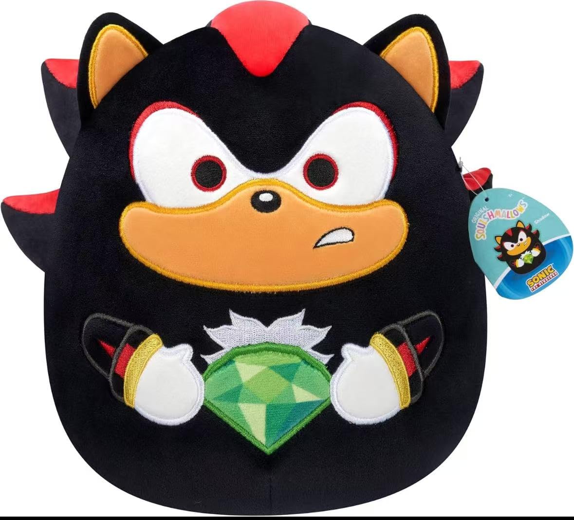 Squishmallows 2025 Original 8-Inch Sonic Shadow Plush – Collectible Soft Squishy Mini Toy