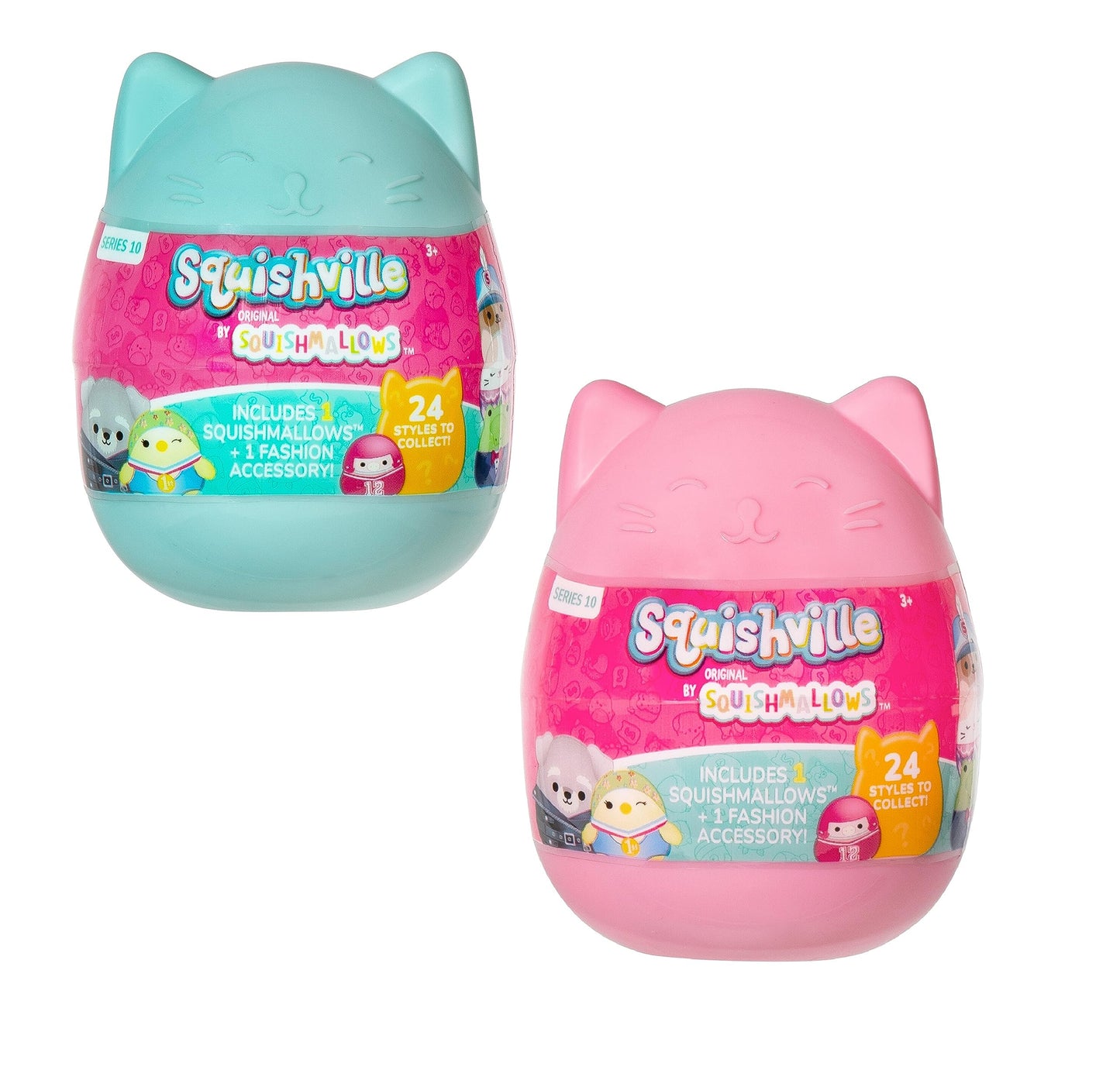 Squishmallows Squishville Series 10 Mini Mystery Plush 3-Pack – Official Jazwares Collectible Plush