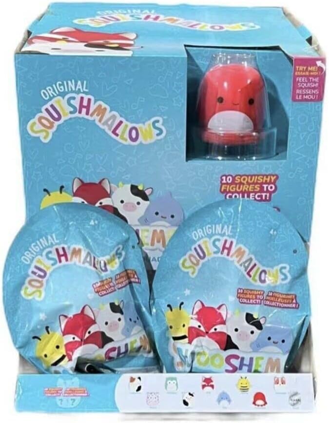 Squishmallows Squooshems Blind Pack 1x Single Pack – Collectible Squishy Plush Toy