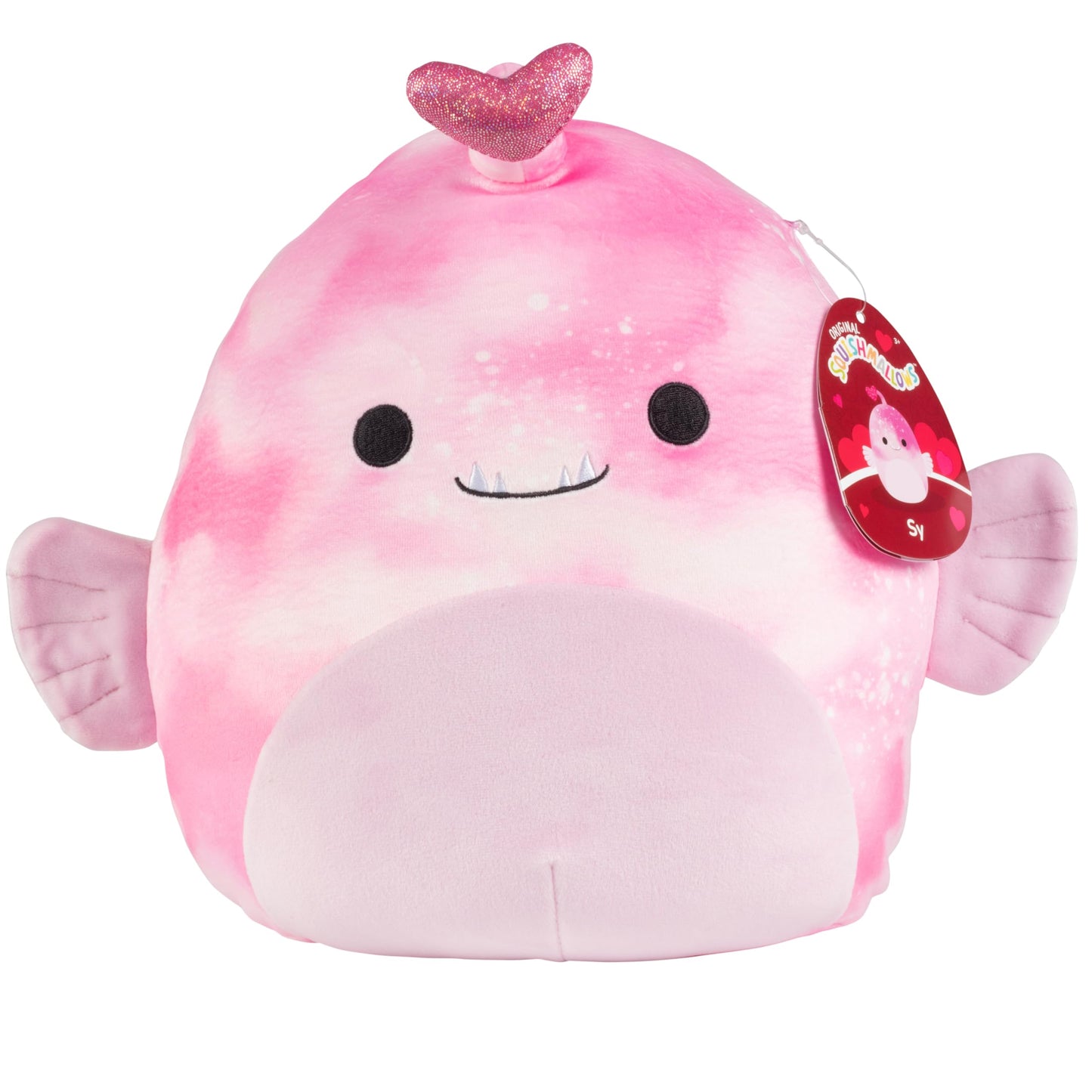 Squishmallows Original 10-Inch Sy the Pink Angler Fish Plush – 2026 Limited Edition | Official Jazwares