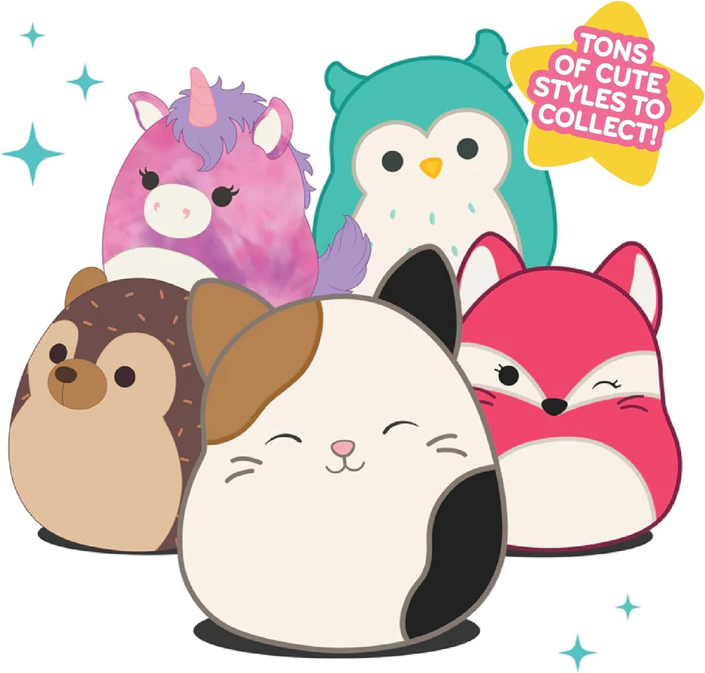 Squishmallows Mystery 10-Inch 4-Squish Value Pack – Official Jazwares Plush