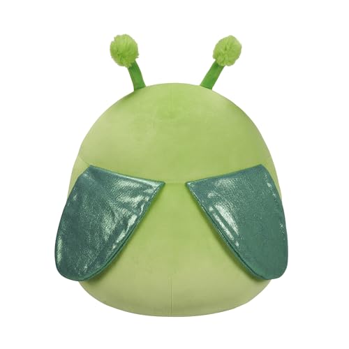 Squishmallows Original 12-Inch Trenton Green Praying Mantis Plush with Sparkle Wings - Official Jazwares