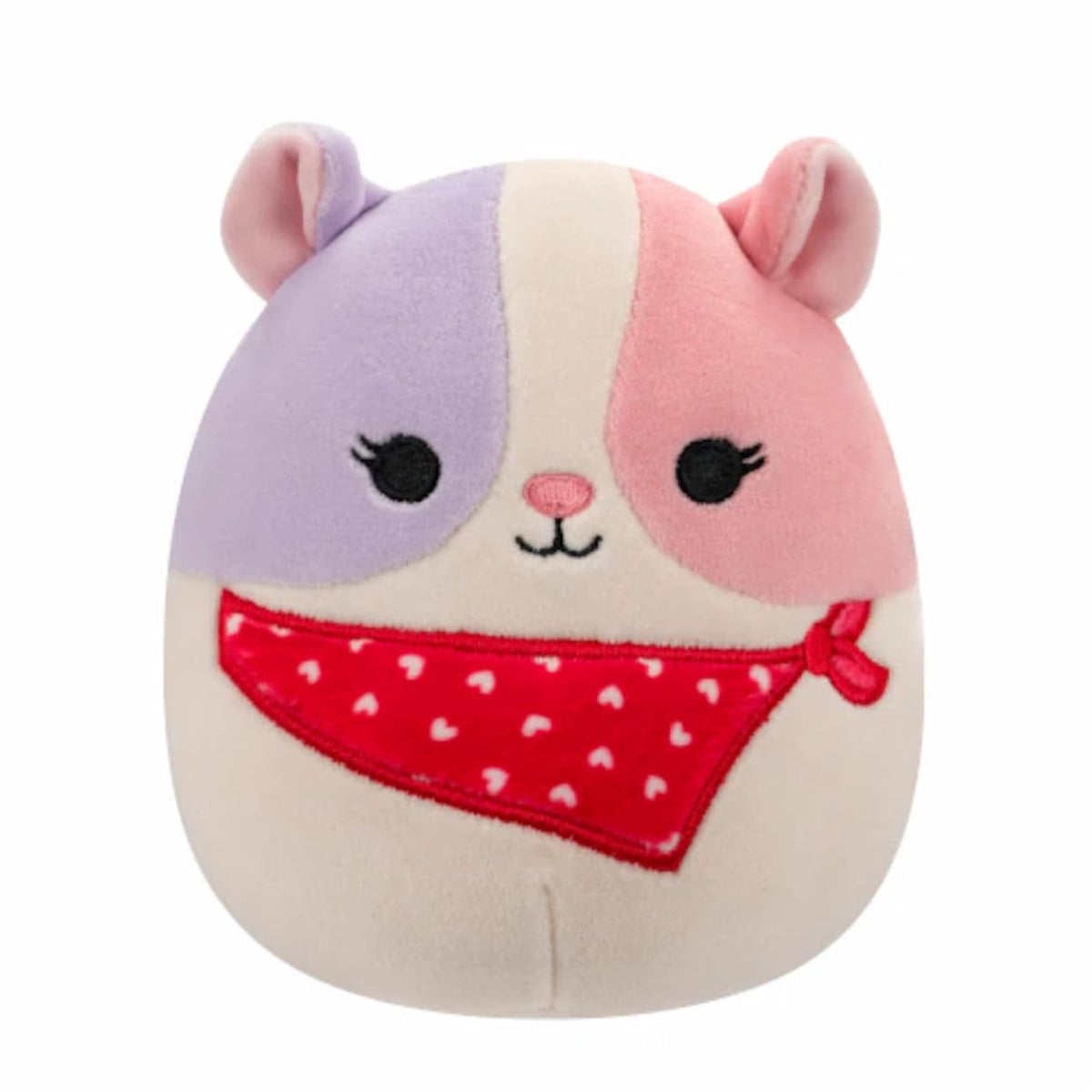 Squishmallows 5-inch Valentines Niven the Guinea Pig with Bandana – Soft Plush Toy