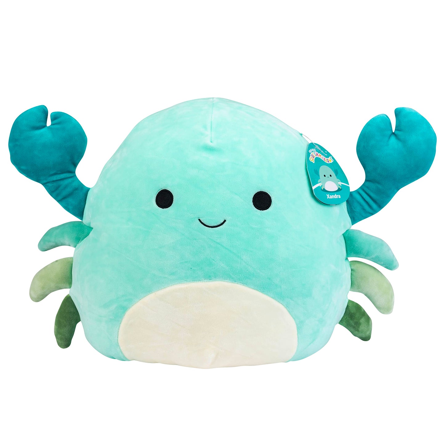 Squishmallows Original 14-Inch Xandra The Blue Crab Plush - Official Jazwares