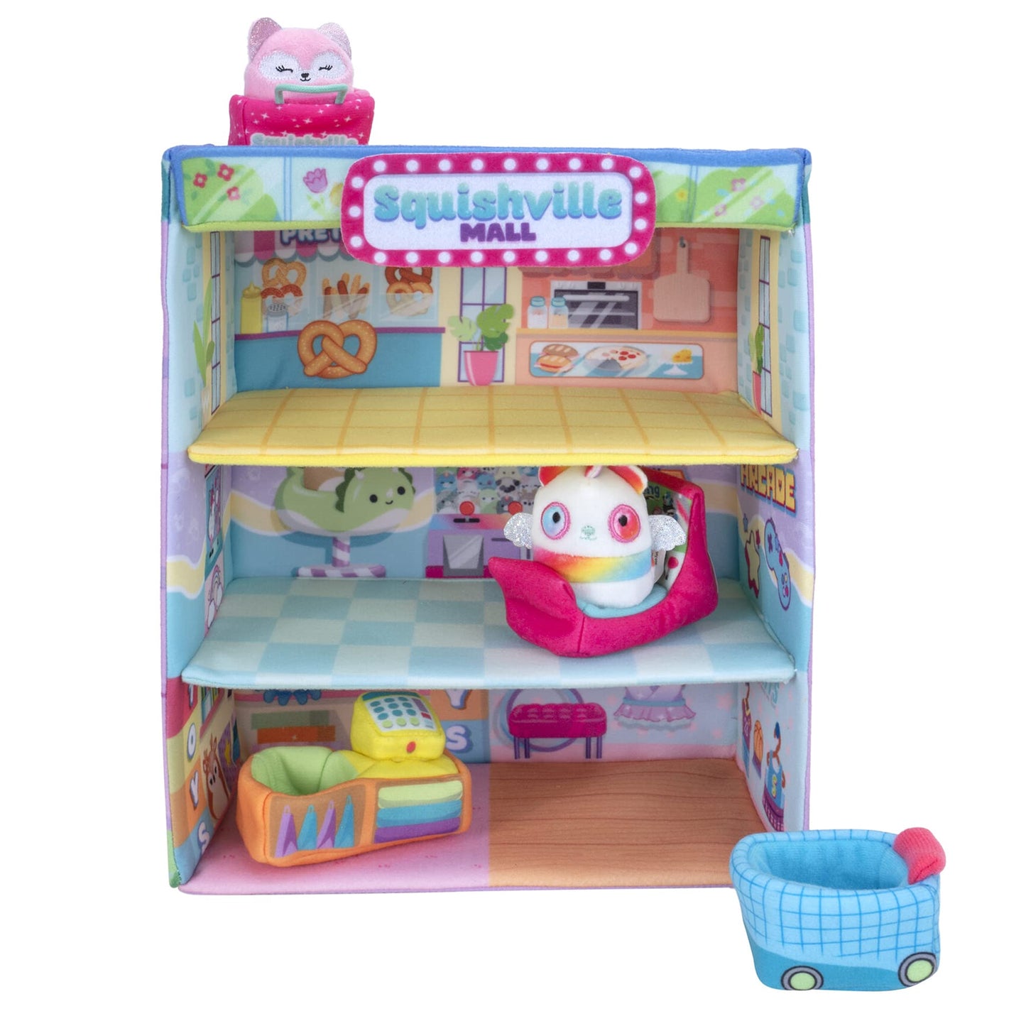 Squishville Mall-Two 2-Inch Mini Plush Characters – Amazon Exclusive Play Set