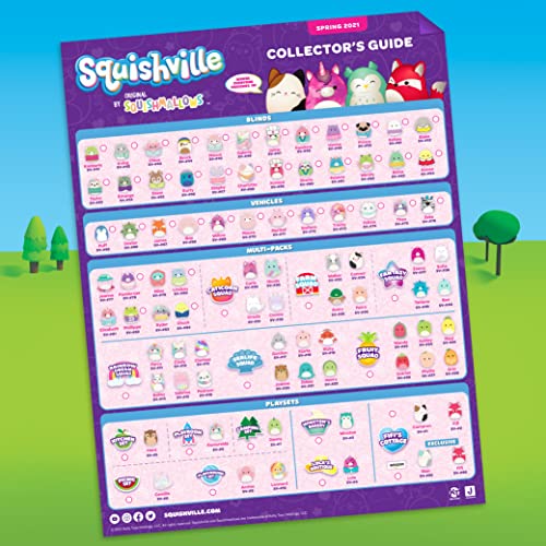 Squishville by Squishmallows Maribel in Plane & Willow in Carriage 2-Inch Mini-Squishmallows