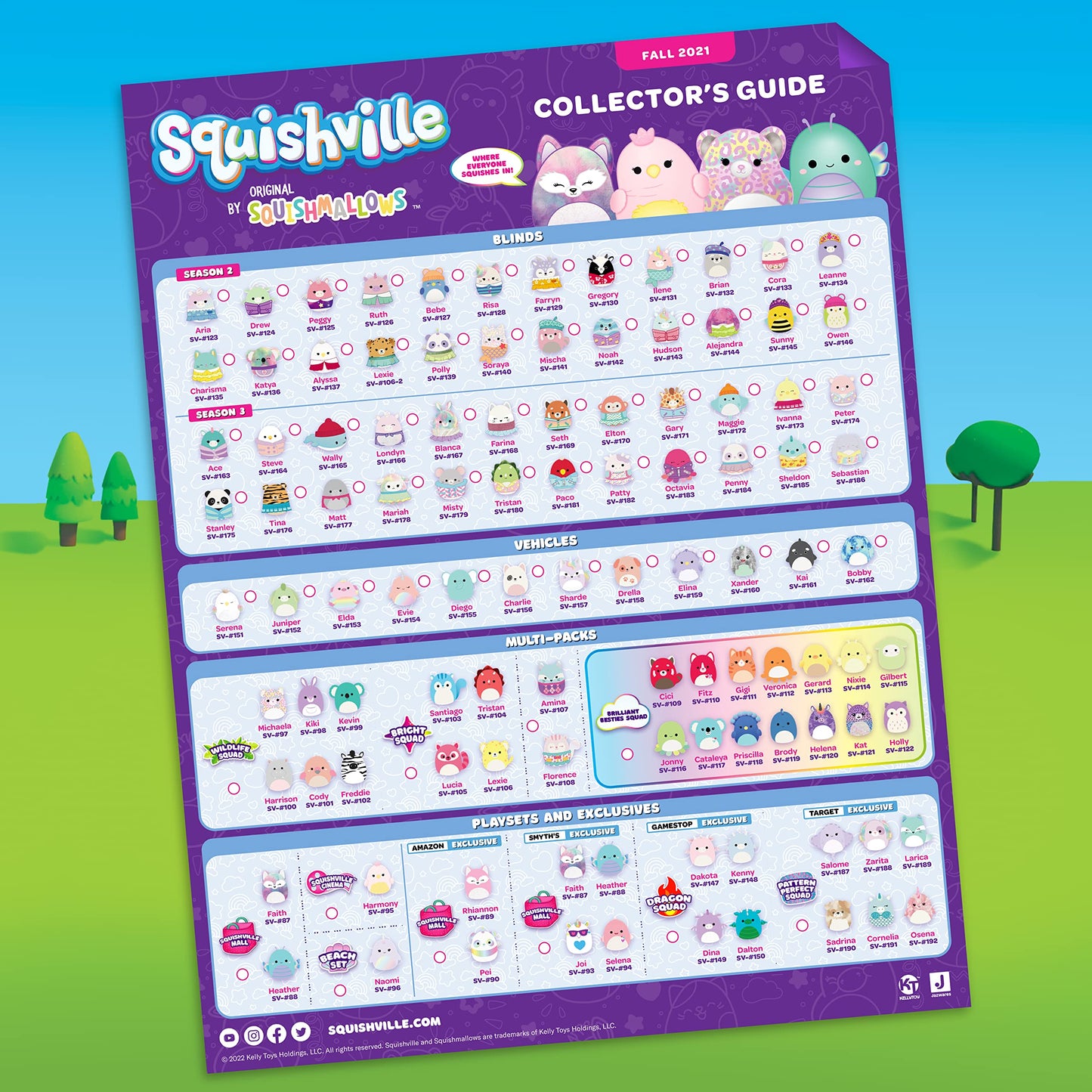 Squishville Mall-Two 2-Inch Mini Plush Characters – Amazon Exclusive Play Set