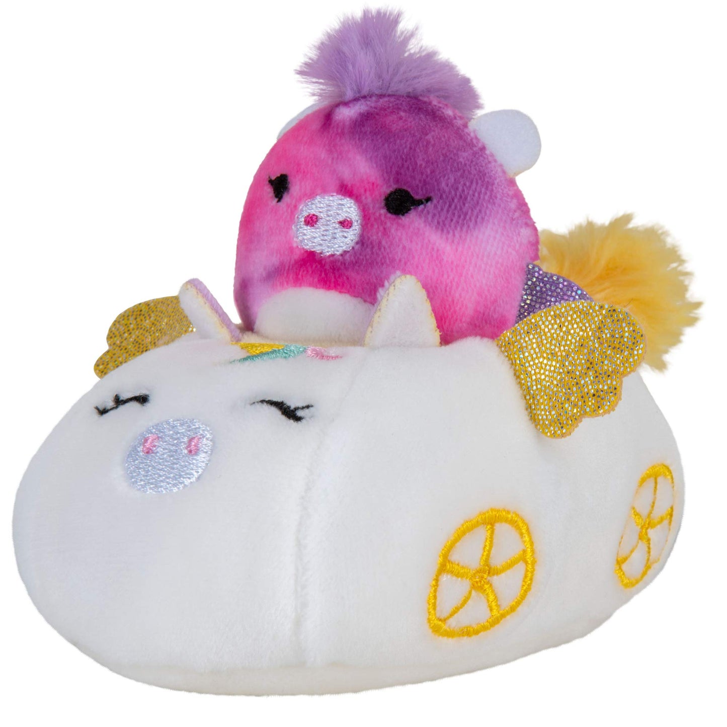 Squishville by Squishmallows Maribel in Plane & Willow in Carriage 2-Inch Mini-Squishmallows