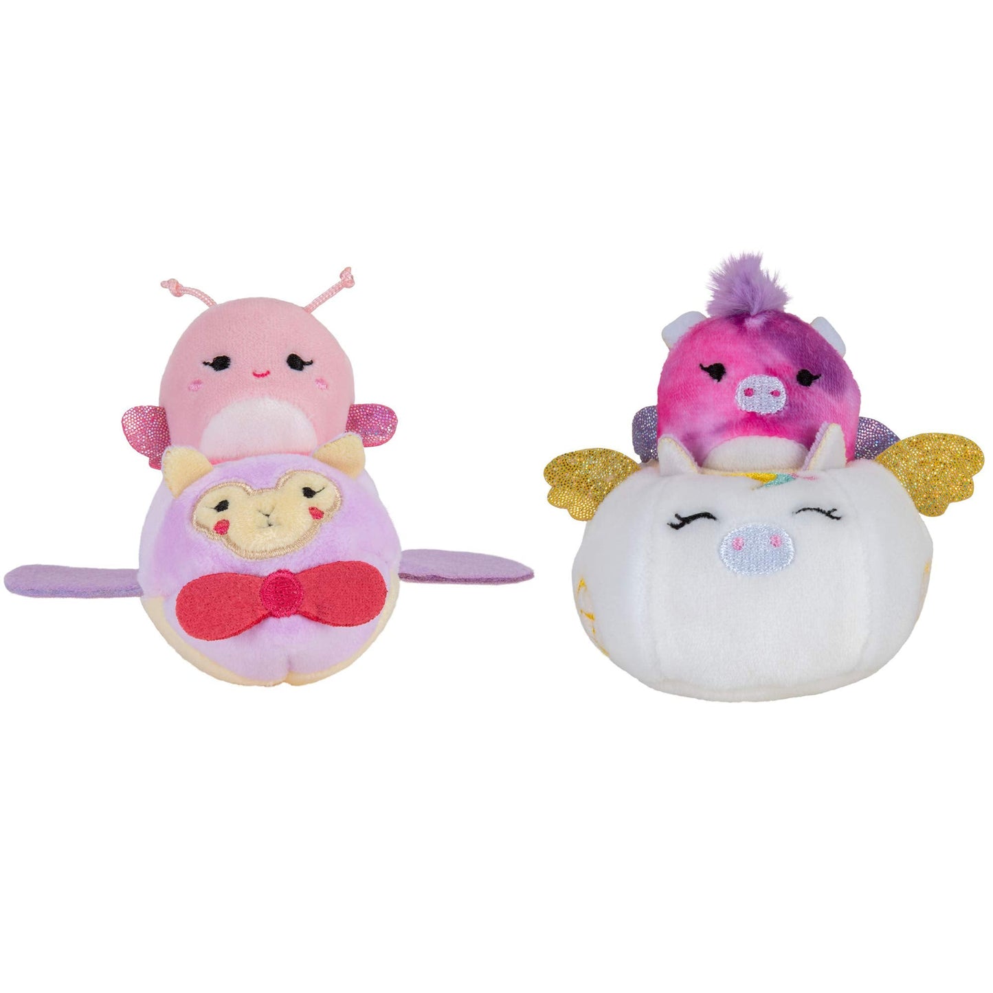 Squishville by Squishmallows Maribel in Plane & Willow in Carriage 2-Inch Mini-Squishmallows