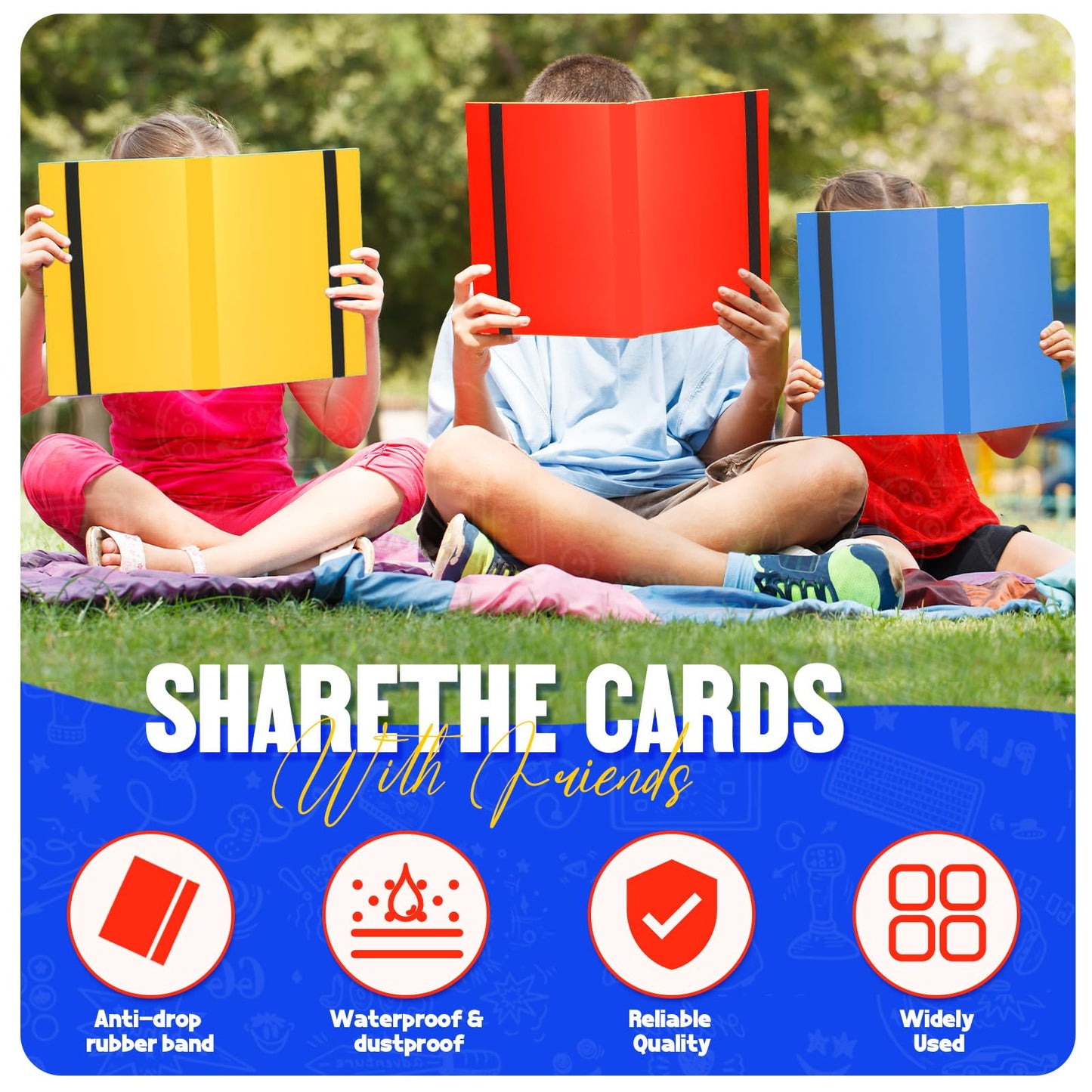 SRISE Card Binder 9-Pockets — 360 Card Capacity, 20 Pages, MTG/TCG Card Album (Red)