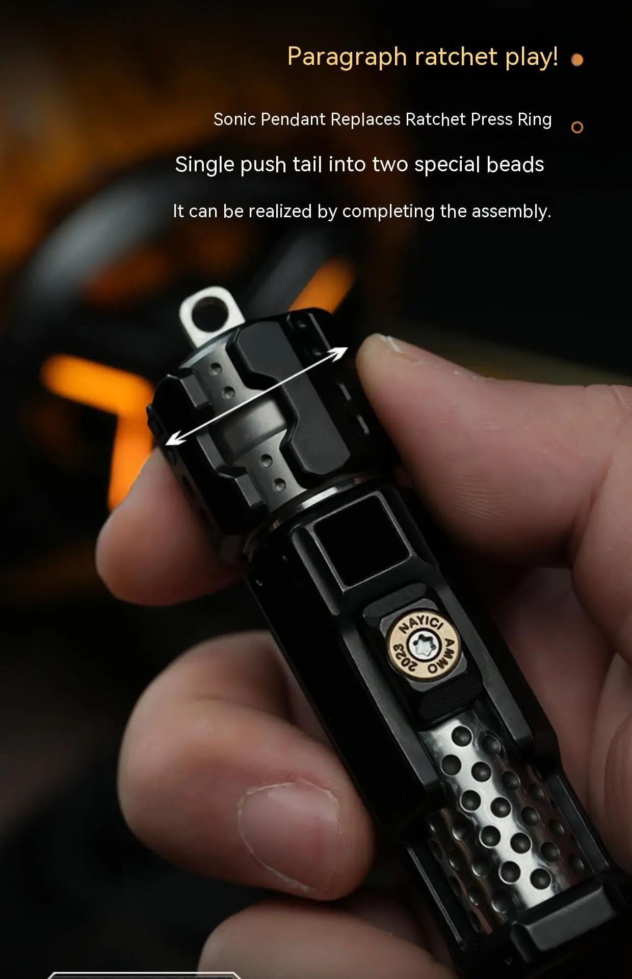 SRTODTG 2-Stage Slide Metal Fidget Slider – Premium EDC Toy