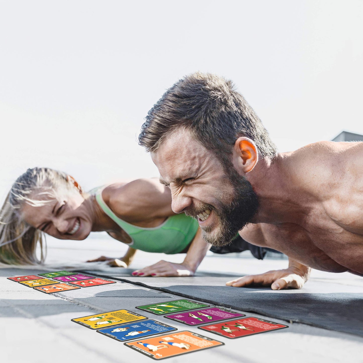 Stack 52 Bodyweight Exercise Cards Mega Pack: No Equipment, Video Instructions, 104 Exercises