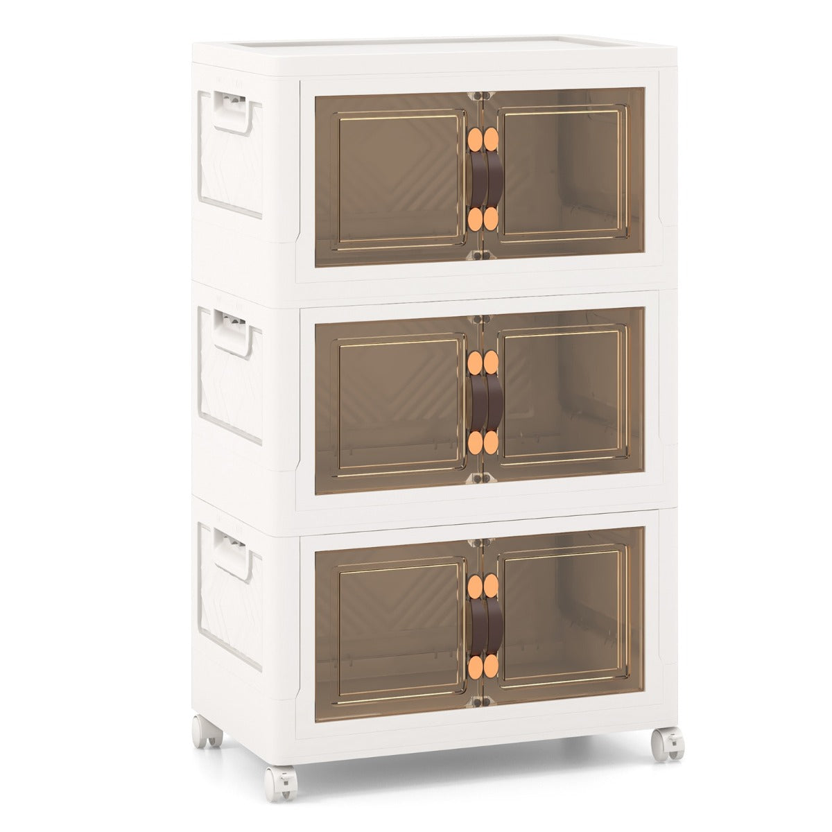 27/34/44/59/78/92.5 Gal Stackable Storage Bins with Lockable Wheels-92.5 Gal-5-Tier