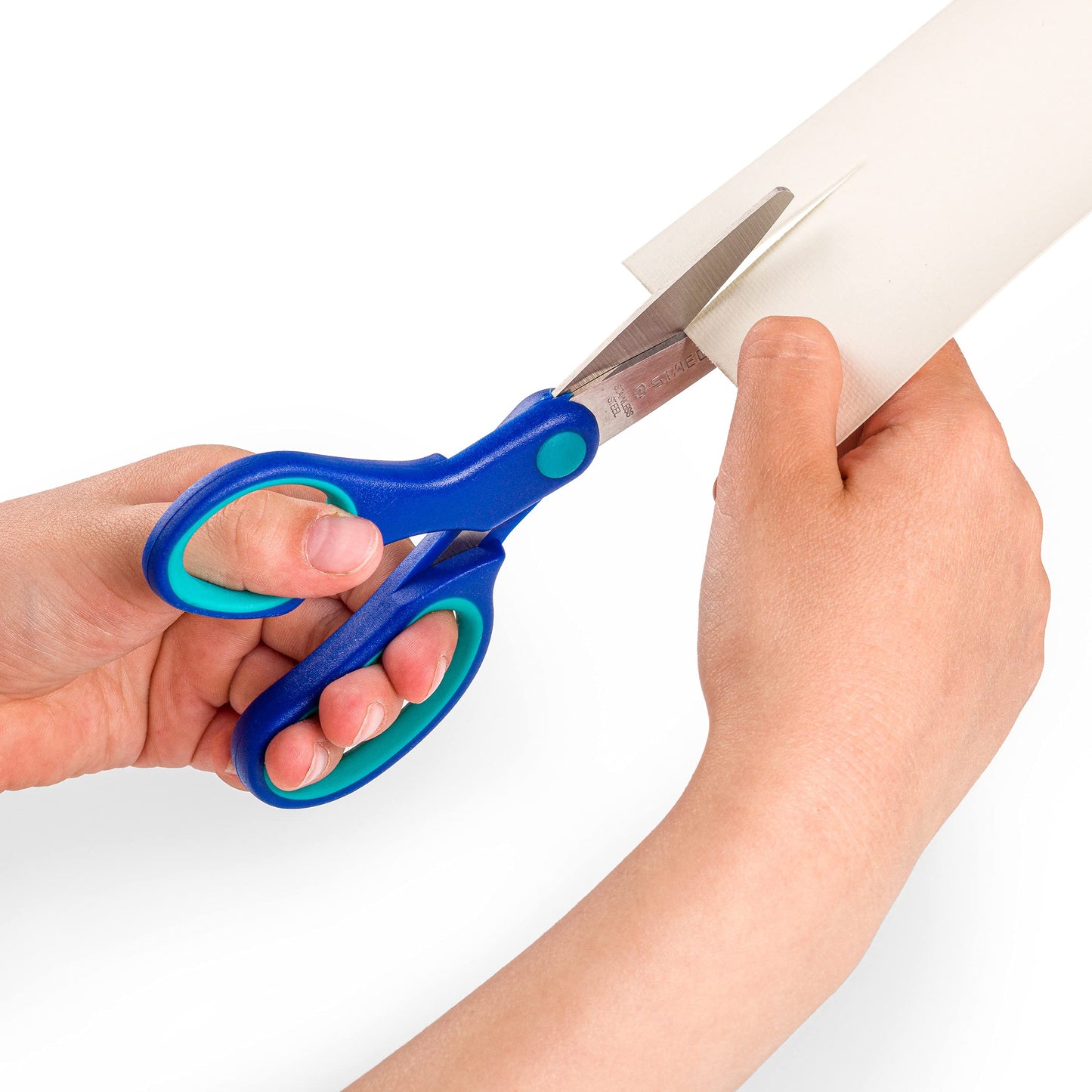 Staedtler Noris Club Left-Handed Scissors for Children – 14 cm Blade, Stainless Steel