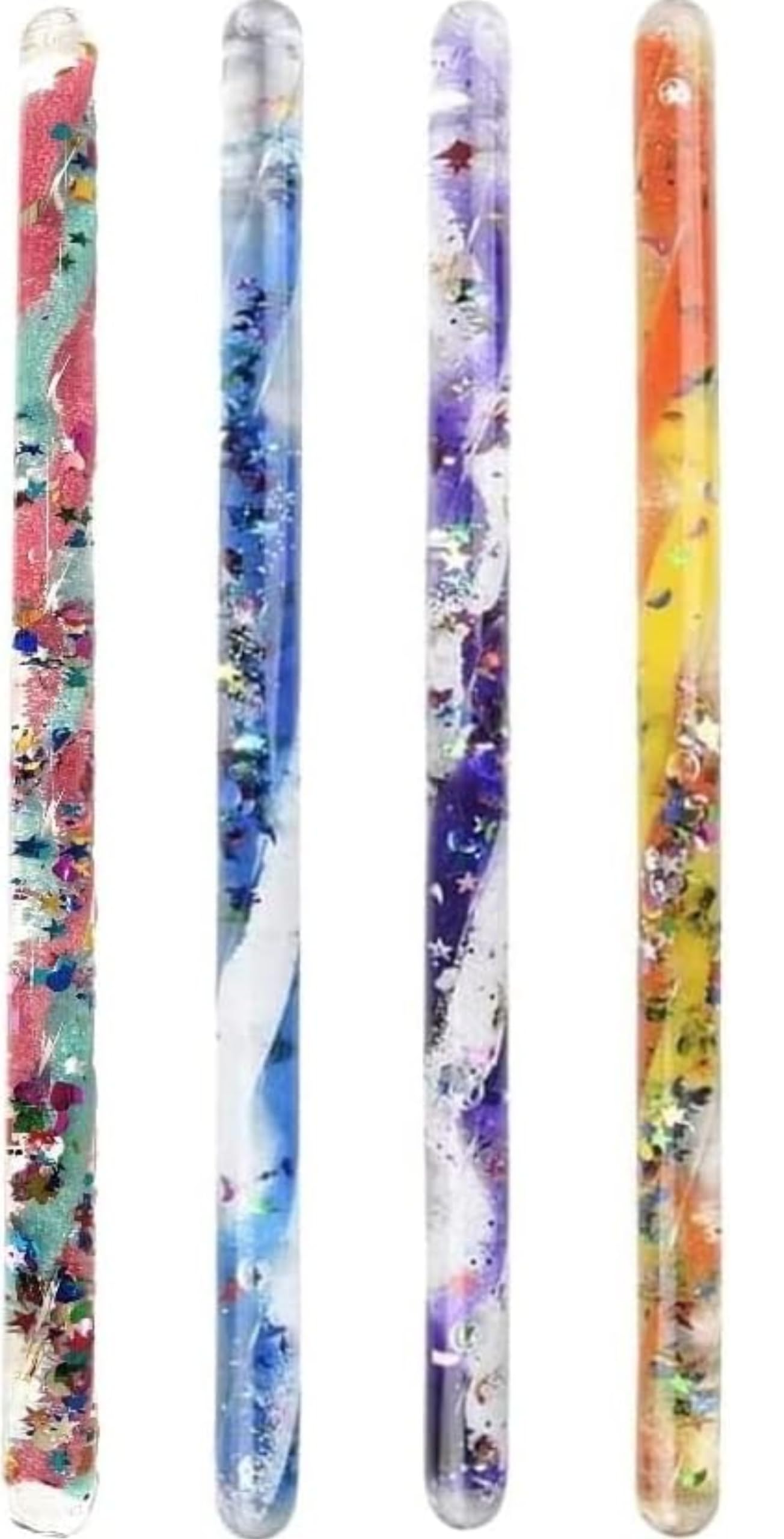Star Magic Jumbo Spiral Glitter Wand - 12.5inch Glitter Tube for Dress-Up and Pretend Play