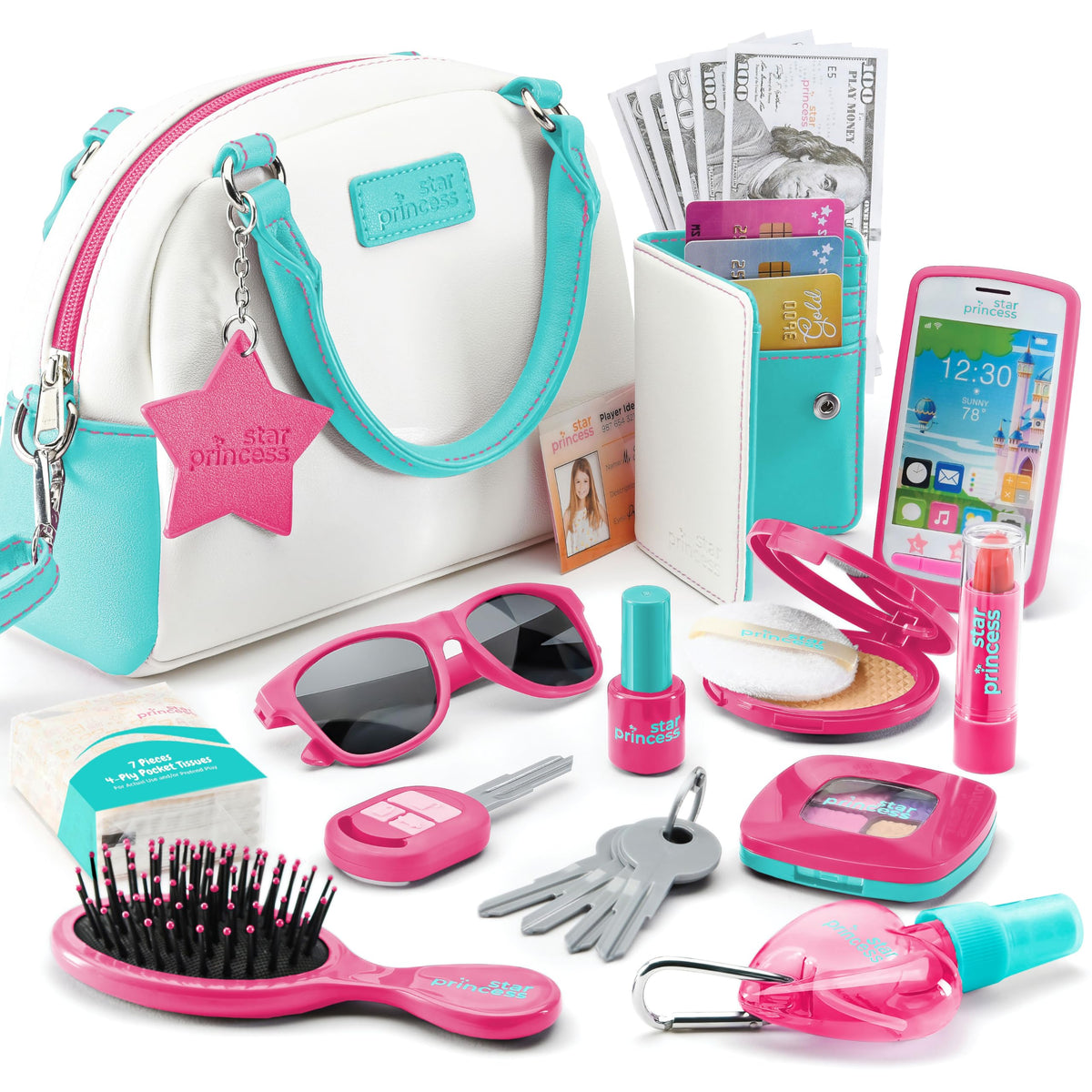 Star Princess Little Girls' Play Purse — Pretend Play Accessories (Ages 3-8)