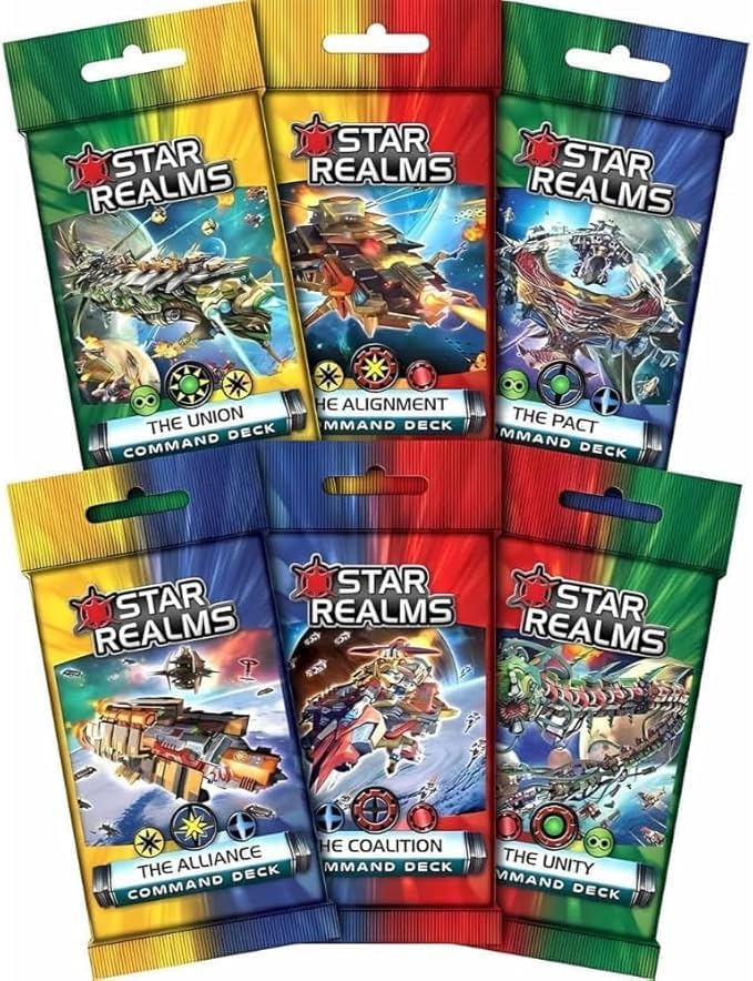 Star Realms Bundle: United & Command Decks Complete Set | Wise Wizard Games