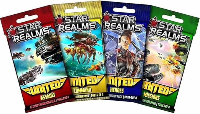 Star Realms Bundle: United & Command Decks Complete Set | Wise Wizard Games