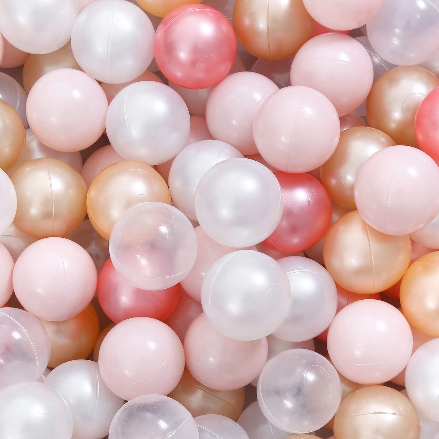 STARBOLO Ball Pit Balls Pack of 100 – Pearl 6 Colors, BPA & Phthalate Free