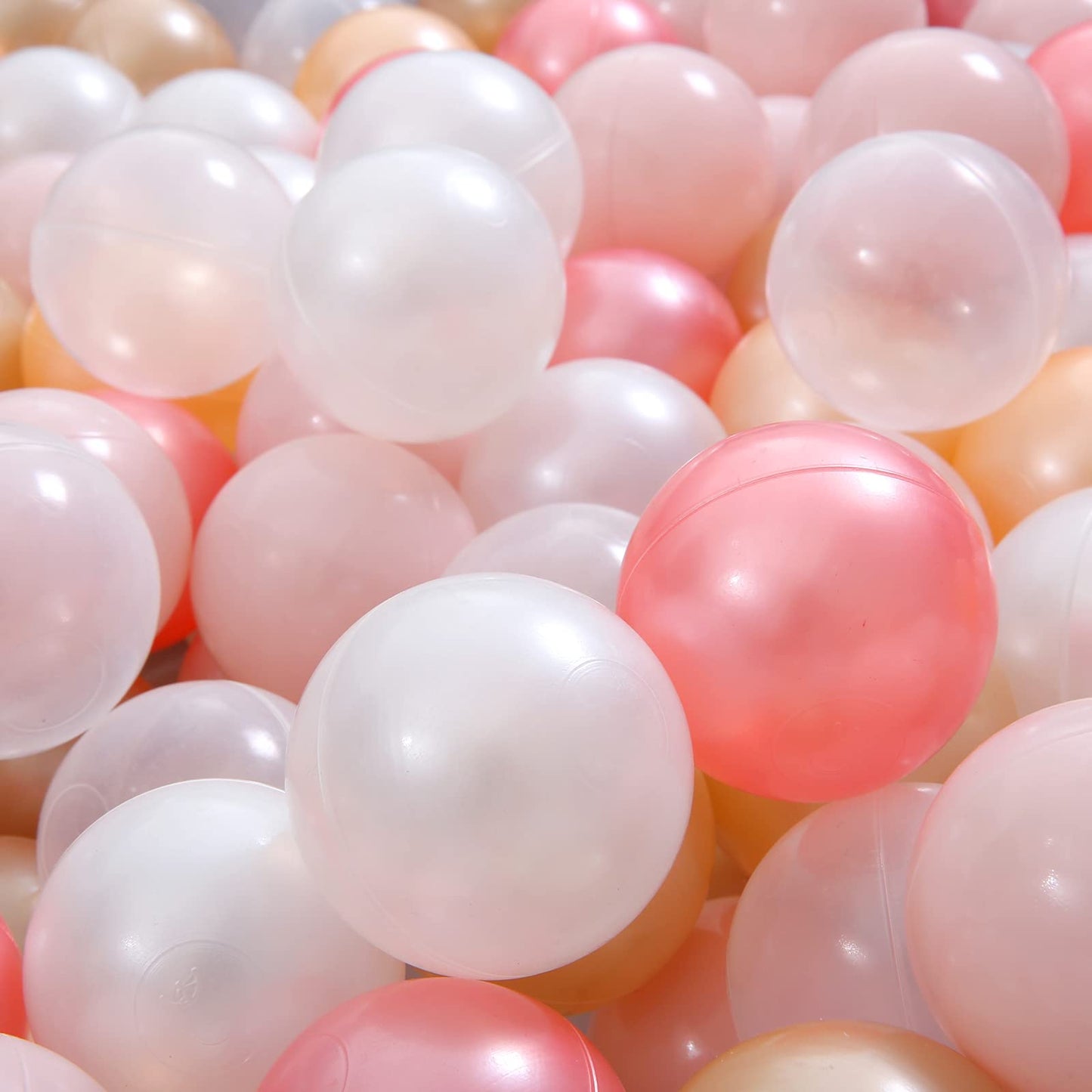 STARBOLO Ball Pit Balls Pack of 100 – Pearl 6 Colors, BPA & Phthalate Free