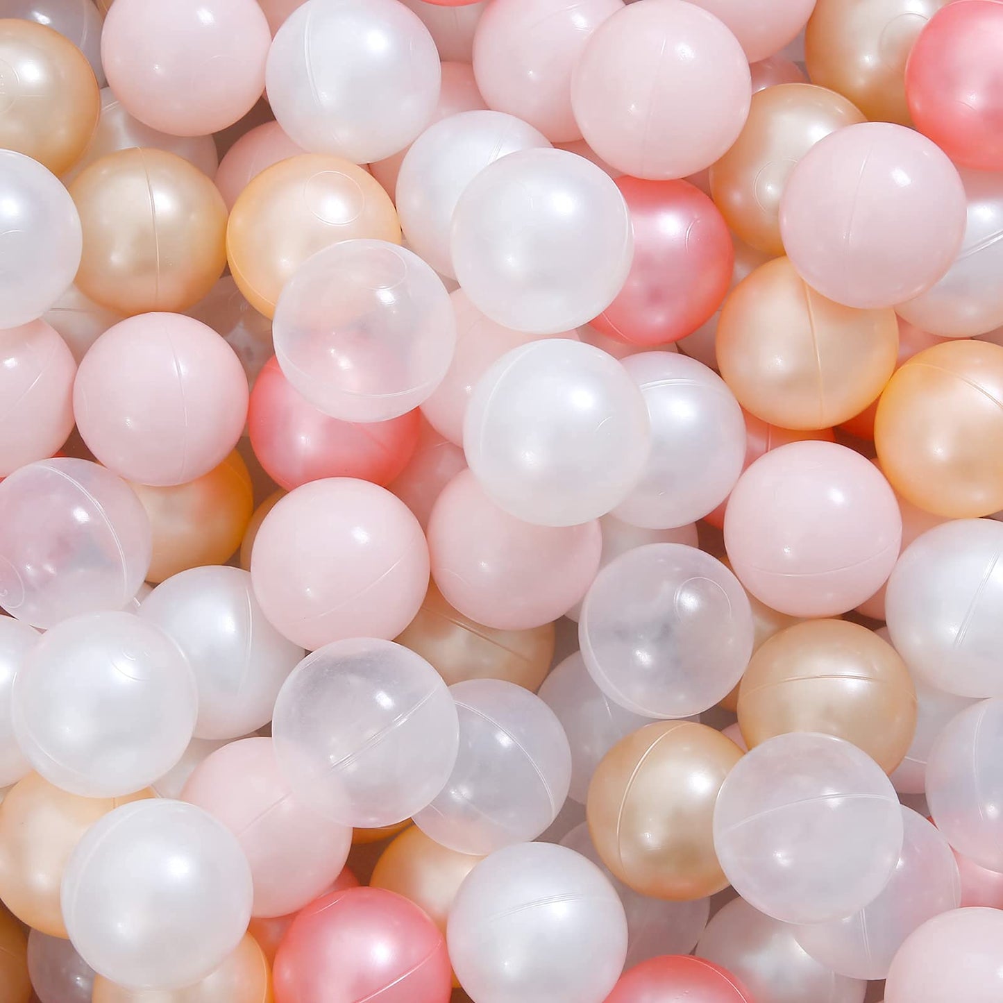 STARBOLO Ball Pit Balls Pack of 100 – Pearl 6 Colors, BPA & Phthalate Free