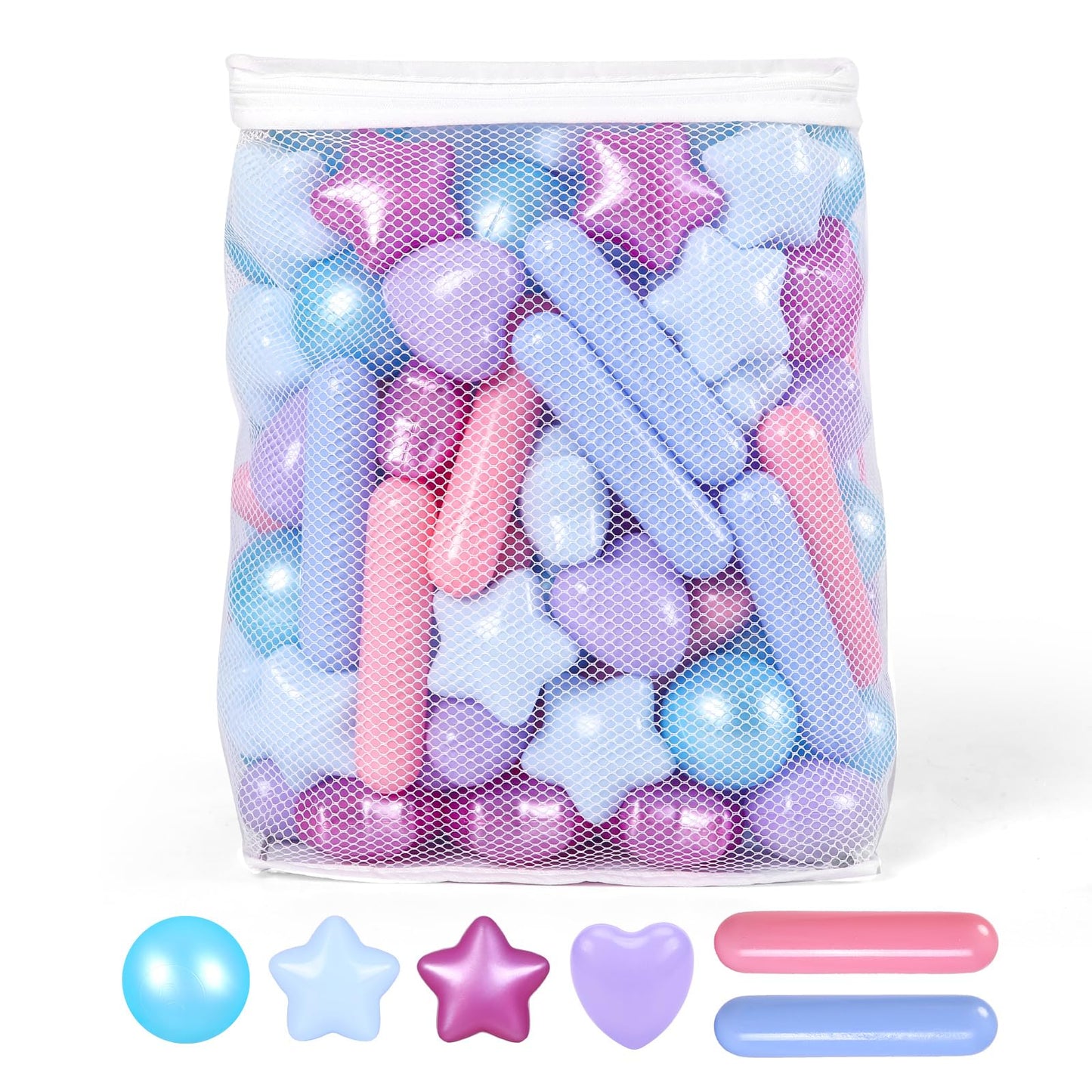 STARBOLO Ball Pit Balls - 150pcs Mermaid Ocean Colors for Toddlers