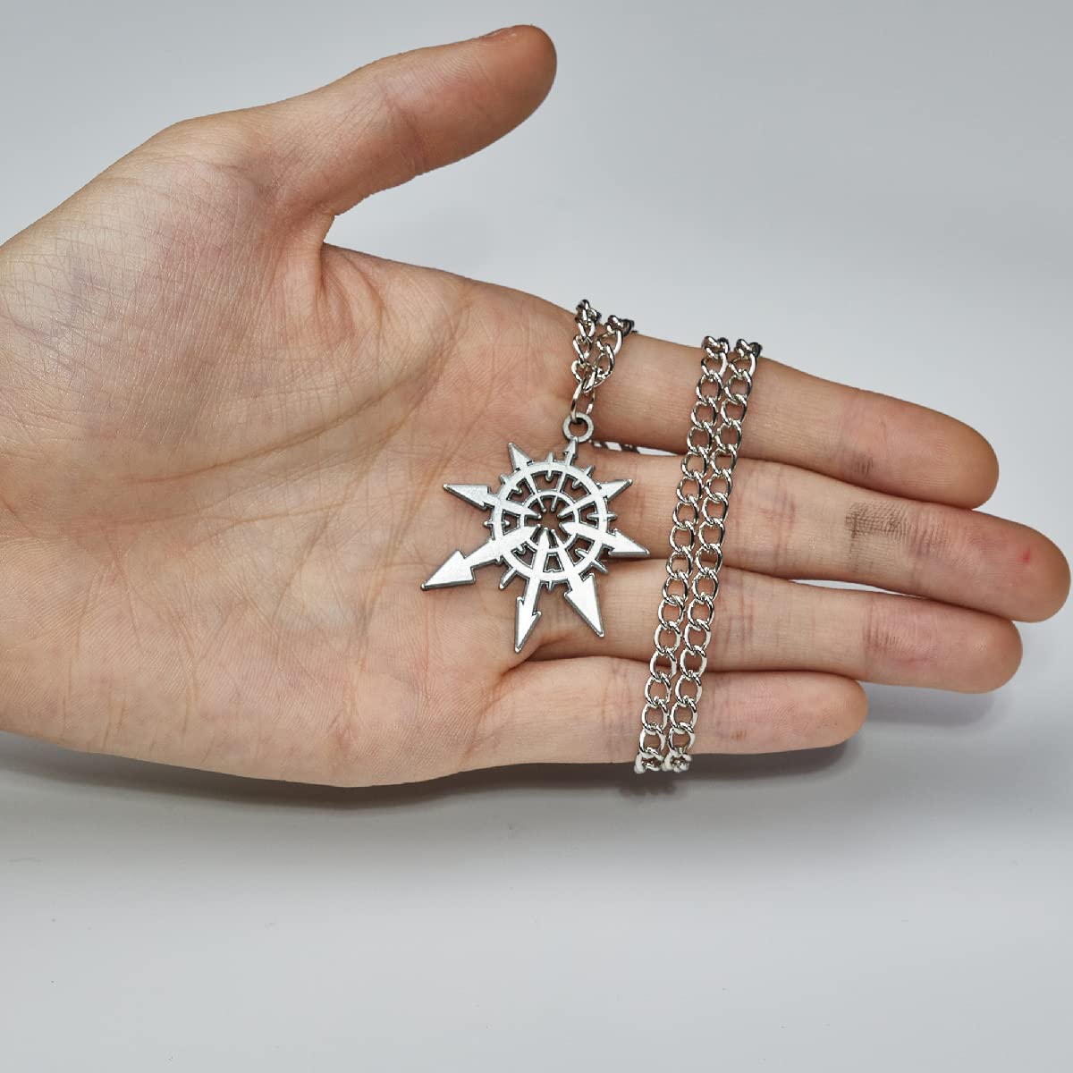 Starforged Faction Chaos Four Gods Undivided Necklace – Warhammer 40K Inspired Jewelry
