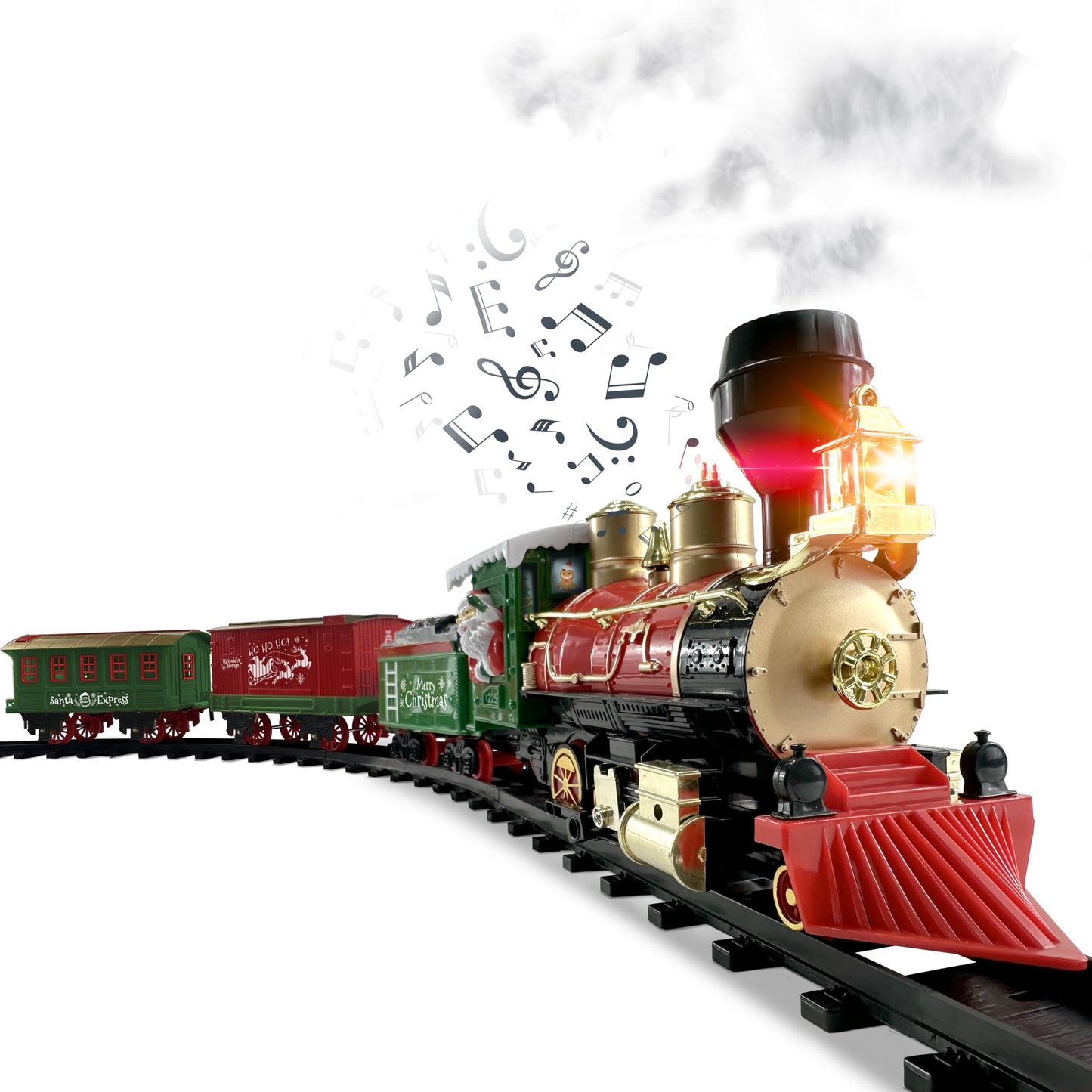 Stargo Christmas Train Set with Lights, Music & Steam – 3+ Gift