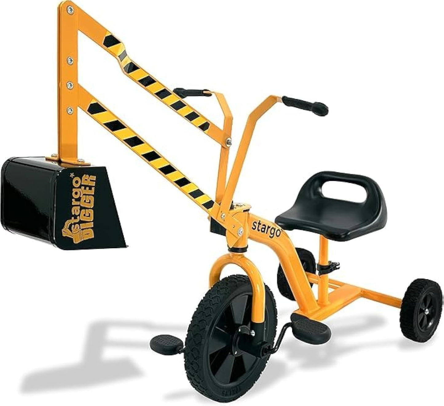 Stargo Kids Excavator Sand Digger Tricycle – Pedal-Powered Ride-On Toy