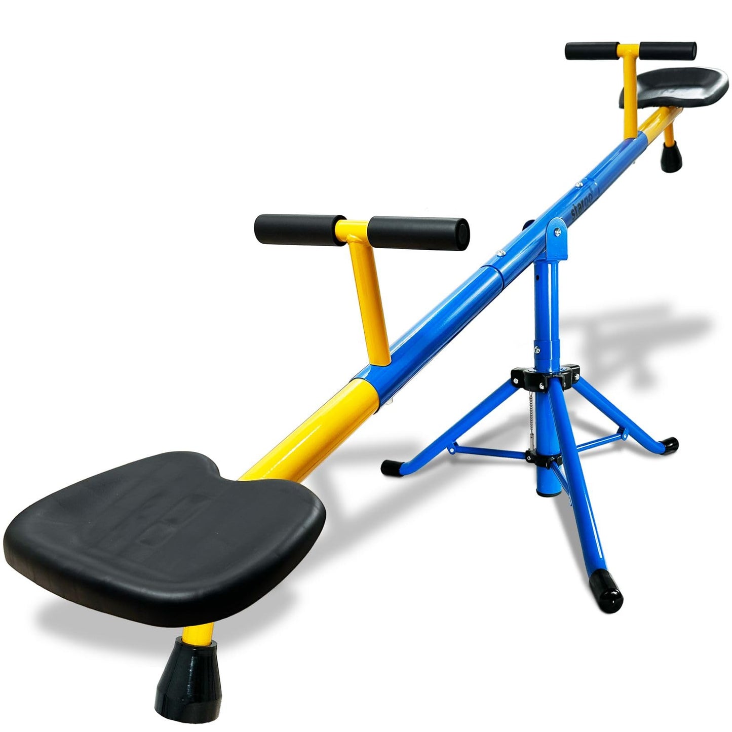 Stargo Swivel Teeter Totter – Indoor/Outdoor 2–12 Years, 360° Seesaw Frame