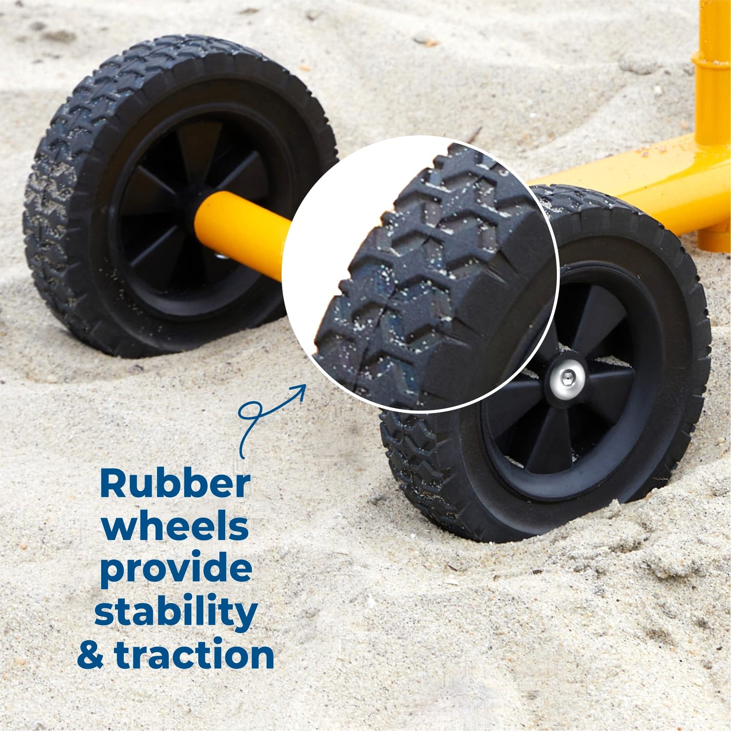 Stargo Kids Excavator Toy Sand Digger on Wheels — Safe Sandbox Ride-On for Boys