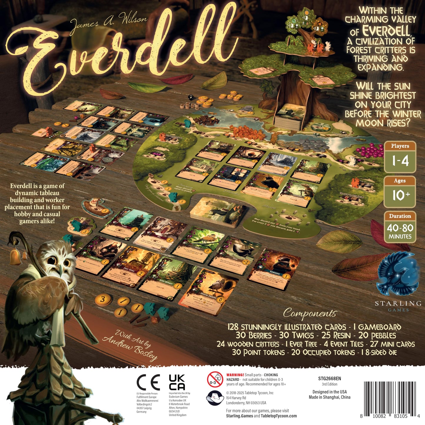 Everdell Board Game – Strategic Worker Placement & Tableau Building | Starling Games