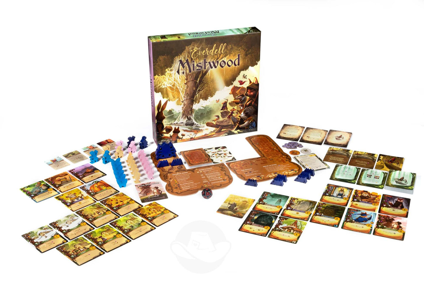 Everdell Mistwood Expansion | Solo & 2-Player Modes, AI Nightweave, New Critter Meeples | Starling Games