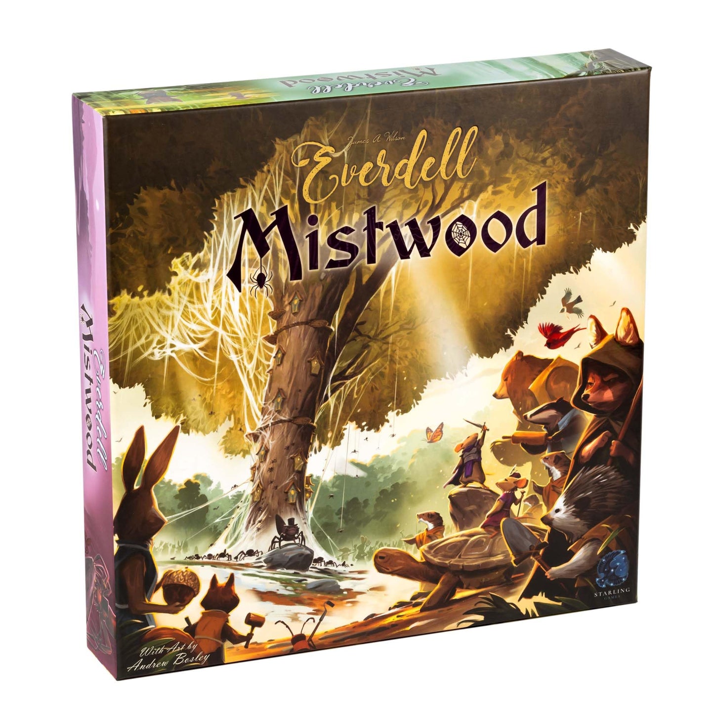 Everdell Mistwood Expansion | Solo & 2-Player Modes, AI Nightweave, New Critter Meeples | Starling Games
